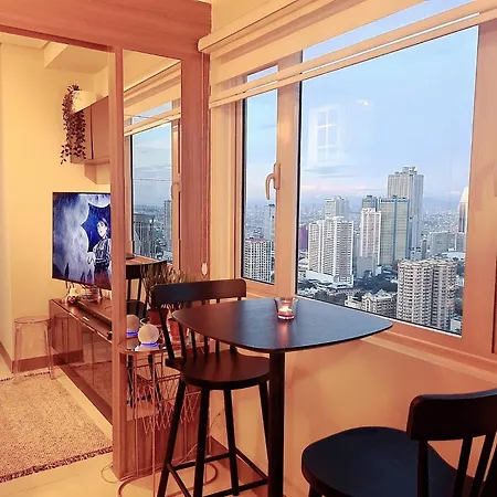 Cozy Penthouse 2Br Suite W Balcony - Amazing Manila Bay View And City Skyline Near Moa